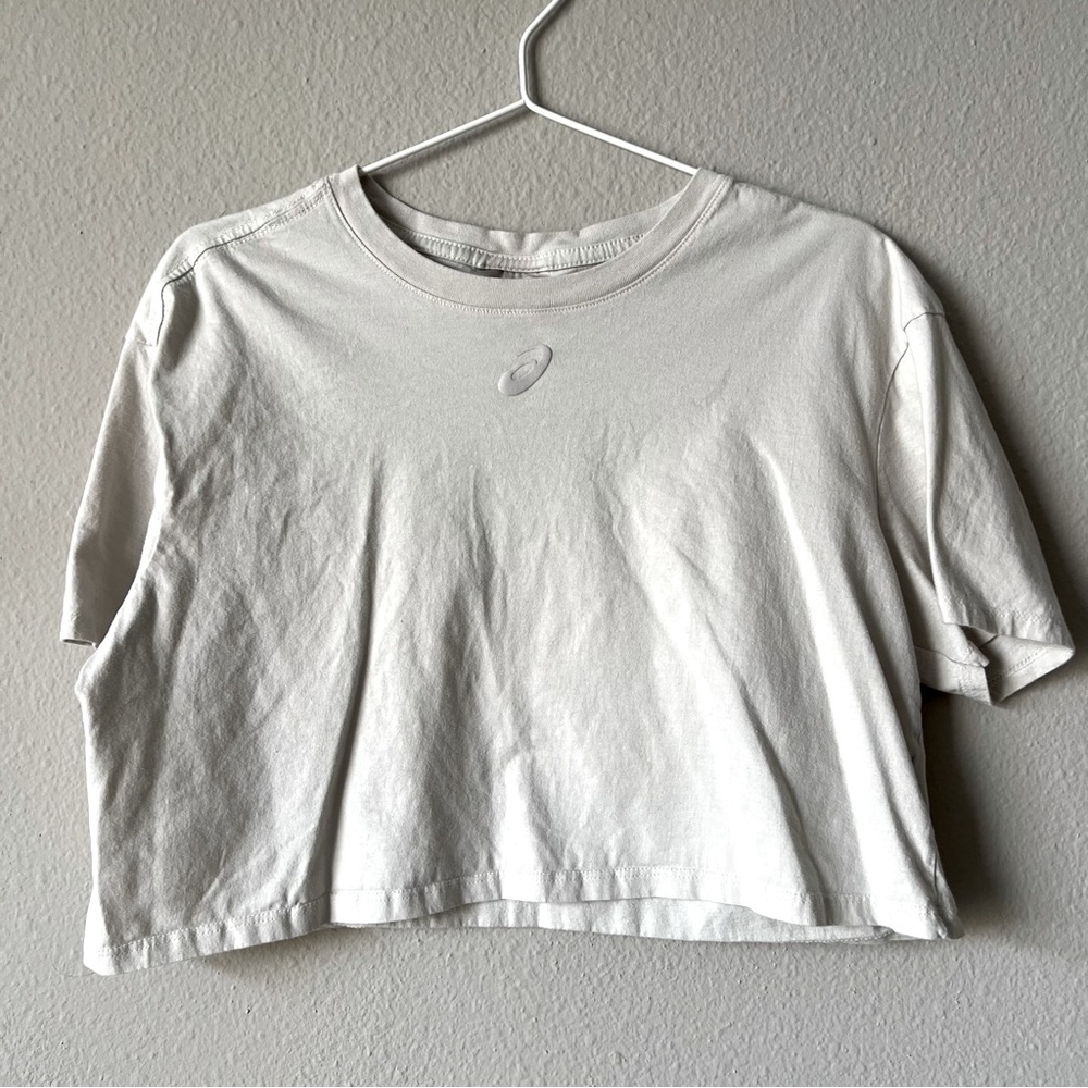 ASICS Cream Crop Top